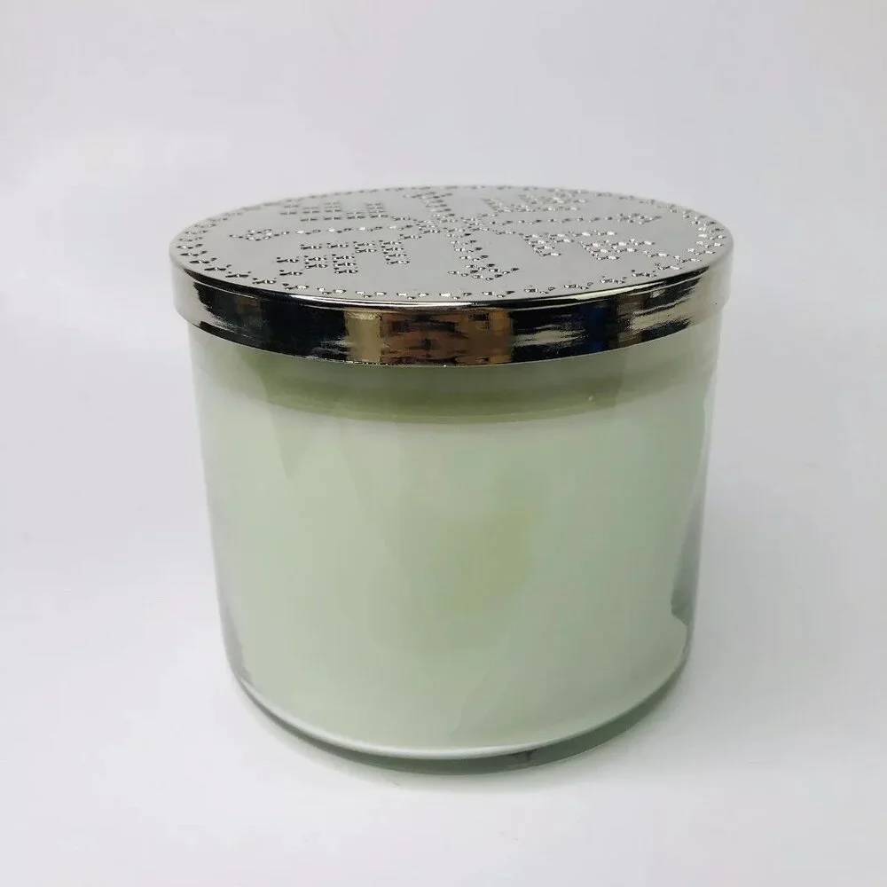 Bath & Body Works Scented Candle White Mint Latte Fragrance 14.5 oz New Gift
